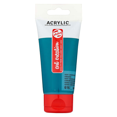TALENS ART Création Tube de peinture acrylique 75 ml Vert Meraude 616