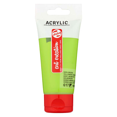 TALENS ART Création Tube de peinture acrylique 75 ml jaune -Green 617