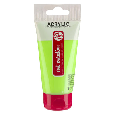 TALENS ART CRÉATION TUBE PEINTURE ACRYLIQUE 75ML REFLEX GREEN 672