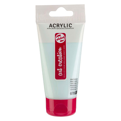 TALENS ART Création en acrylique Paint Tube 75 ml Mintgroen 678