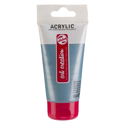 TALENS ART CRÉATION TUBE PEINTURE acrylique 75 ml Bleu métallique 834