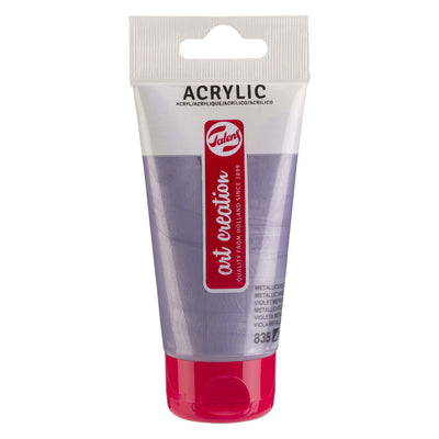 TALENS ART Création en acrylique Paint Tube 75 ml Metallicviolet 835