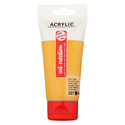 Talens art création tube de peinture acrylique 75 ml Ochère jaune 227