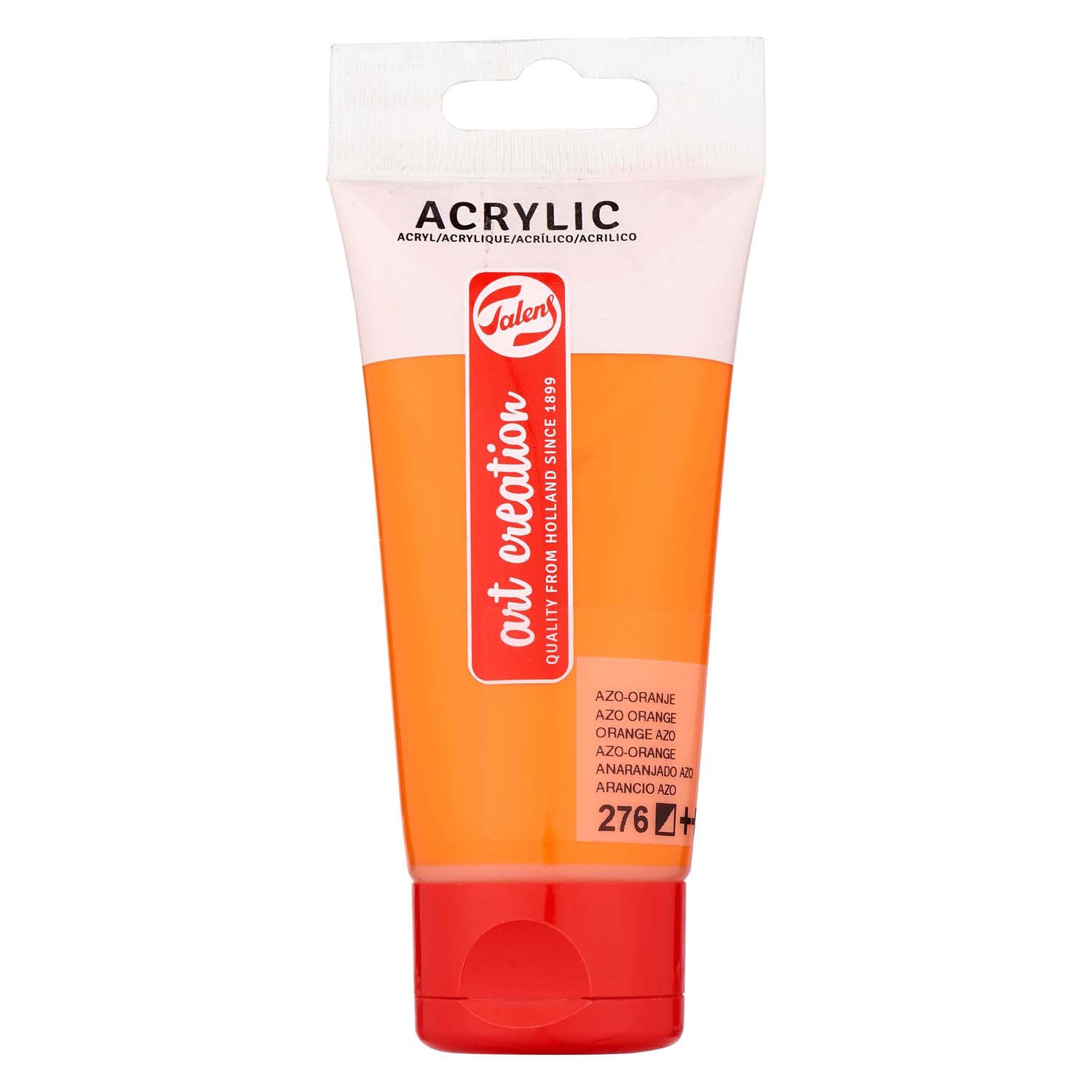 TALENS ART CRÉATION TUBE PEINTURE acrylique 75 ml Azo-Oanje 276