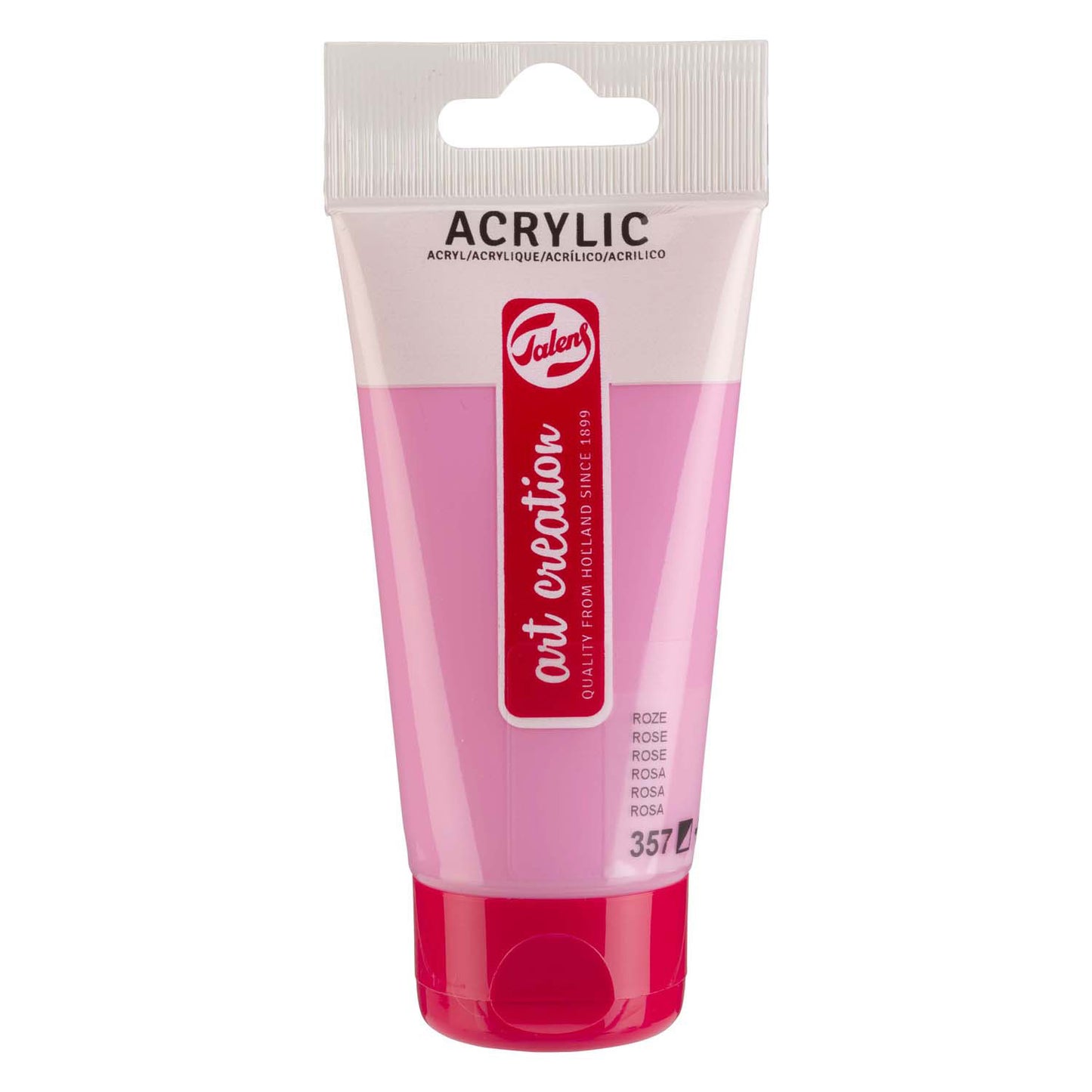TALENS ART CRÉATION TUBE PEINTURE acrylique 75 ml rose 357
