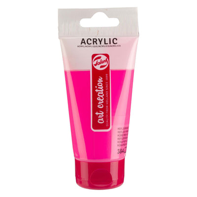 TALENS ART CRÉATION TUBE PEINTURE acrylique 75 ml réflexe rose 384
