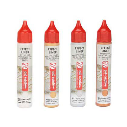 Talens Art Creation Effectliner Set 4x28ml Standard Pearl Standard