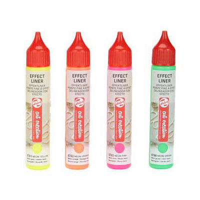 TALENS ART CREATION Effectliner Set 4x28ml Neon