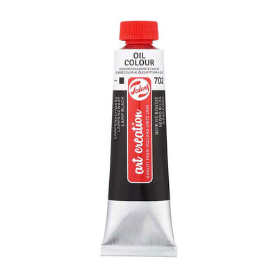 TALENS ART Création tube d'huile 40 ml Lampzwart 702