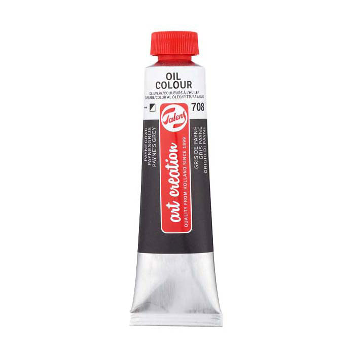 TALENS ART CREATION HUILE Tube 40ml Paynes Gray 708