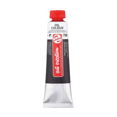 TALENS ART CREATION HUILE Tube 40ml Paynes Gray 708