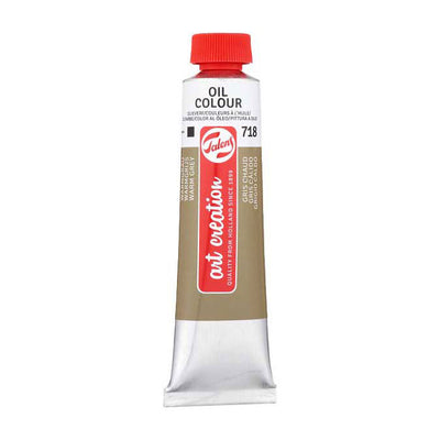 Talens art création tube d'huile 40 ml gris chaud 718