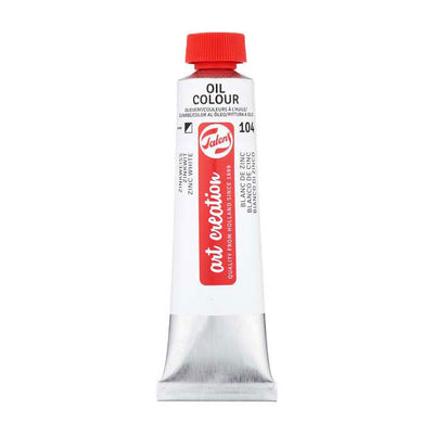 TALENS ART CREATION HUILE Tube 40 ml Zinc White (Huile de safacle