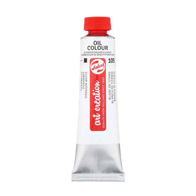 TALENS ART CREATION HUILE Tube 40ml Titane WitsAffloer Huile