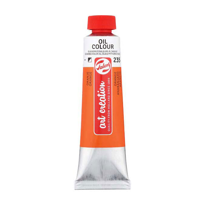 TALENS ART Création tube d'huile 40 ml Orange 235