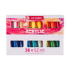 Ensemble de peinture en acrylique de création d'art talens, 36x12 ml
