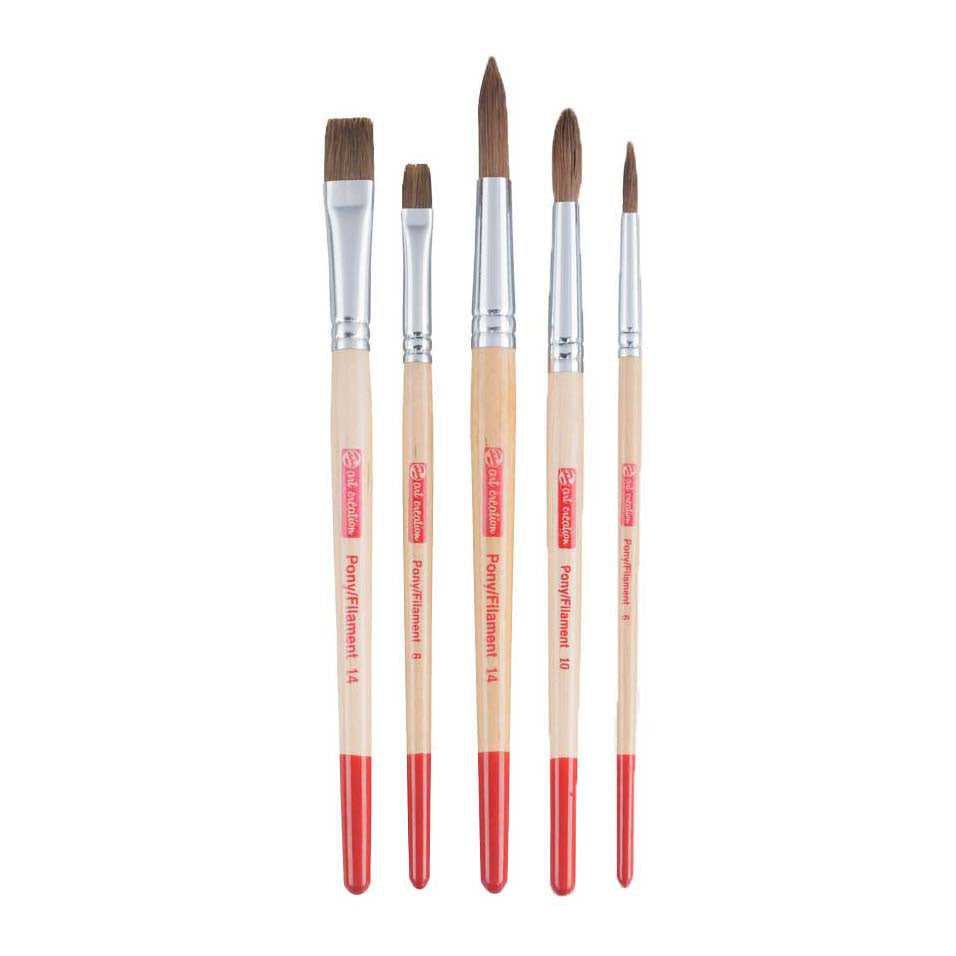 TALENS ART CREATION Aquarelpenselen Set V 5 - Pony Polyester