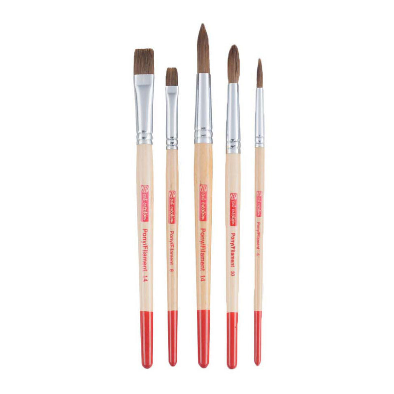 TALENS ART CREATION Aquarelpenselen Set V 5 - Pony Polyester