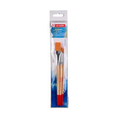 TALENS ART CREATION Aquarelpenselens Ensemble de 3 - Polyester