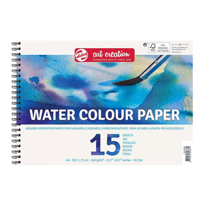 Talens Art Creation Aquarel Paint Paper A4 250 G 15 Falls