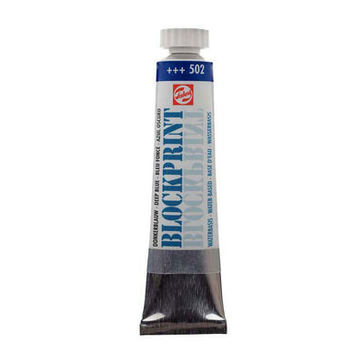 Talens Blockprint Tube 20ml Bleu foncé 502