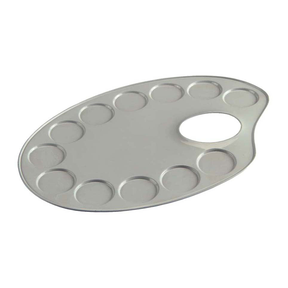 Talens palet métal ovale 12,6x18,5 cm