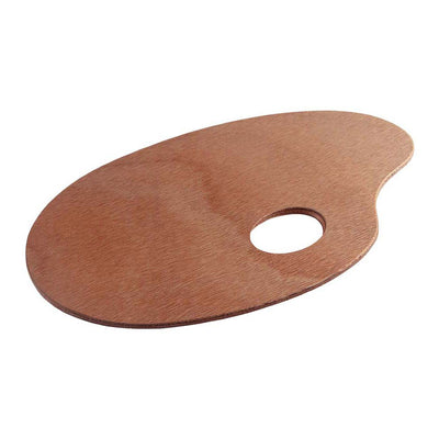 Talens palet bois ovale 16x25cm