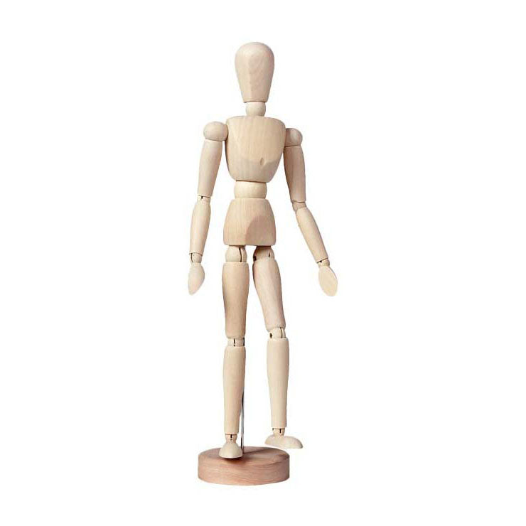 Talens Member Doll Vrouw 30cm Blank Wood