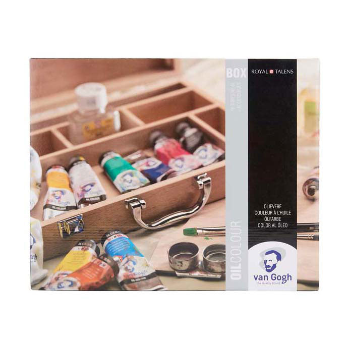 Boîte de peinture à l'huile Van Gogh Basic avec 10 couleurs 40 ml
