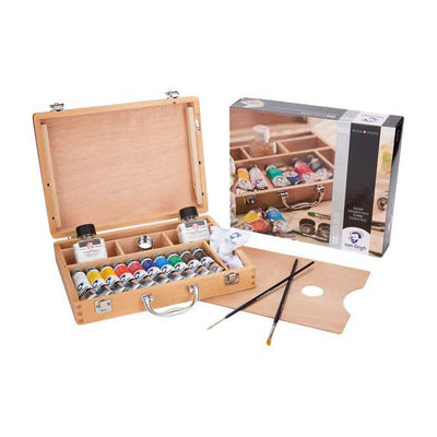 Boîte de peinture à l'huile Van Gogh Basic avec 10 couleurs 40 ml