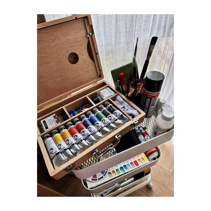 Boîte de peinture à l'huile Van Gogh Basic avec 10 couleurs 40 ml