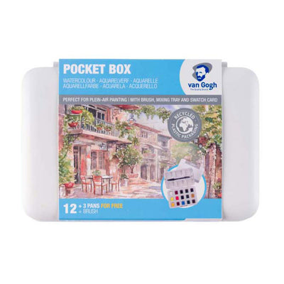 Van Gogh Aquarel Paint Pocket Box Couleurs de base