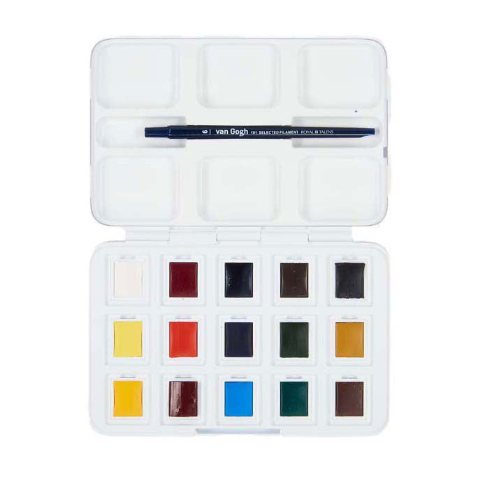 Van Gogh Aquarel Paint Pocket Box Couleurs de base