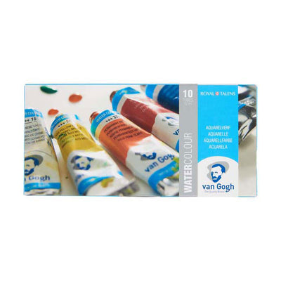 Ensemble de peinture Van Gogh Aquarel avec 10 couleurs dans des tubes de 10 ml