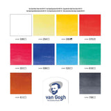 Ensemble de peinture Van Gogh Aquarel avec 10 couleurs dans des tubes de 10 ml - afbeelding 3