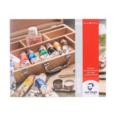 Van Gogh acrylique Paint à Kist Basic avec 10 couleurs 40 ml