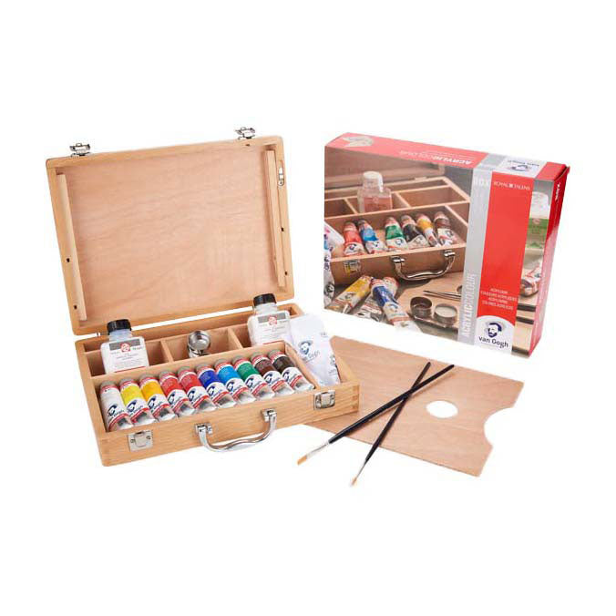 Van Gogh acrylique Paint à Kist Basic avec 10 couleurs 40 ml