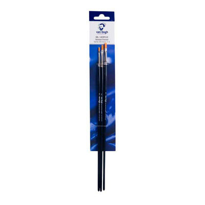 Brosse Van Gogh pour l'huile et la peinture acrylique, 3 pièces S294 No. 2-4-6