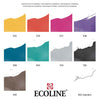 Bruynzeel – ensemble de stylos pinceaux ecoline, galaxie, 10 couleurs