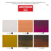 Bruynzeel Amsterdam série standard peinture acrylique portrait set 120ml, 6 pcs.