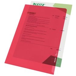 Couvertures en L leitz rouge a4 100 pièces