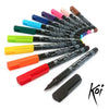 SAKURA KOI Color Brush Brush Brush Markers Set, 12dlg.