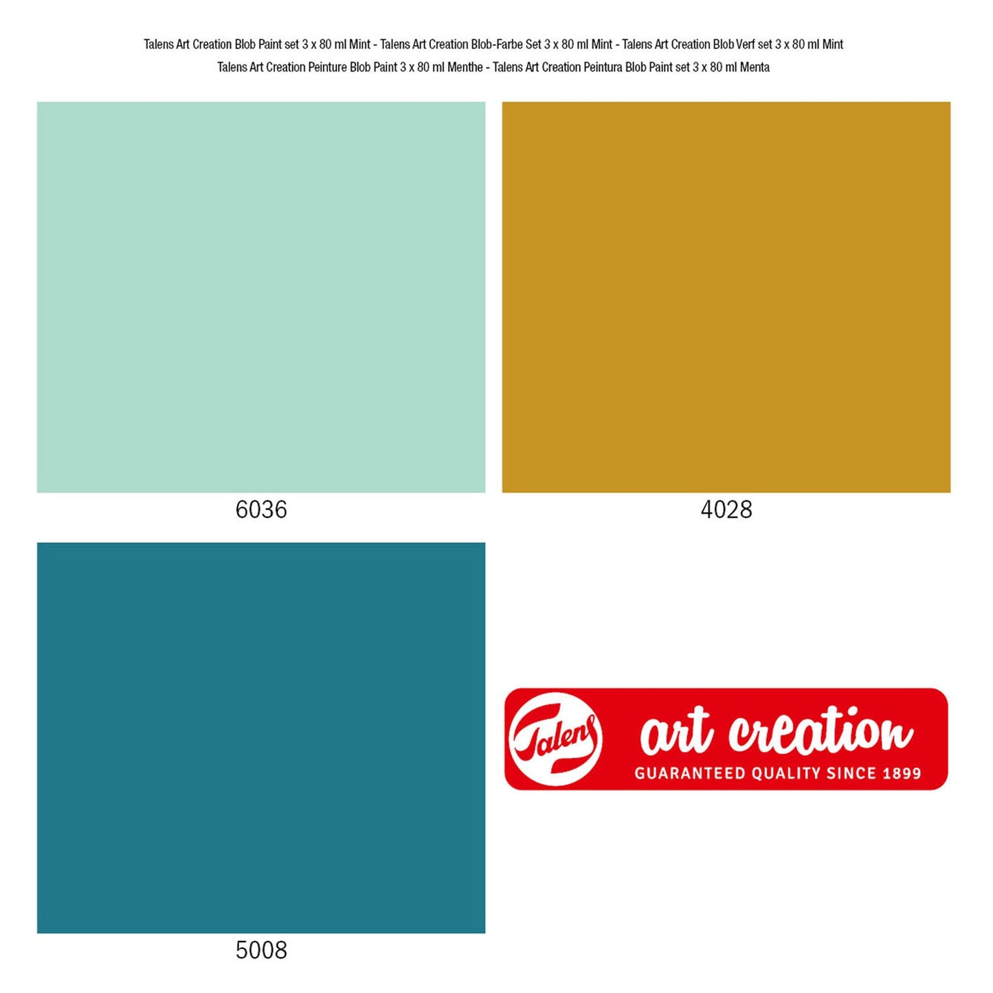 TALENS Création d'art Blobverf Mint, 3dlg.