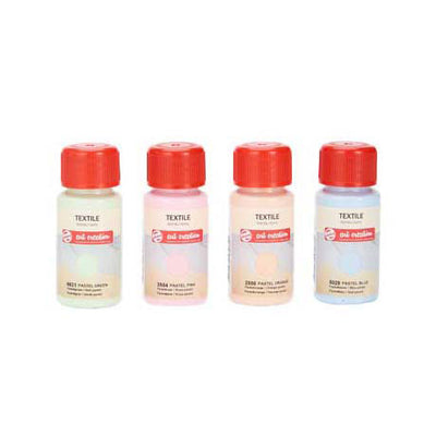 Talens art création peinture textile pastel 4x50ml