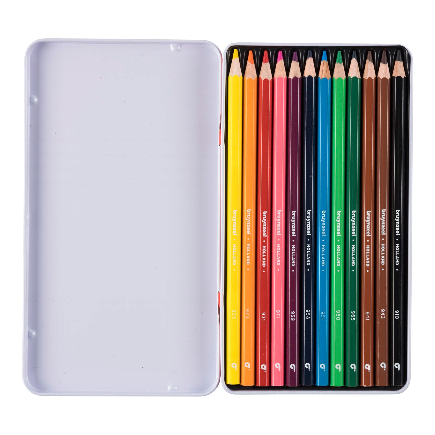 Crayons Bruynzeel super colorés, 12e.