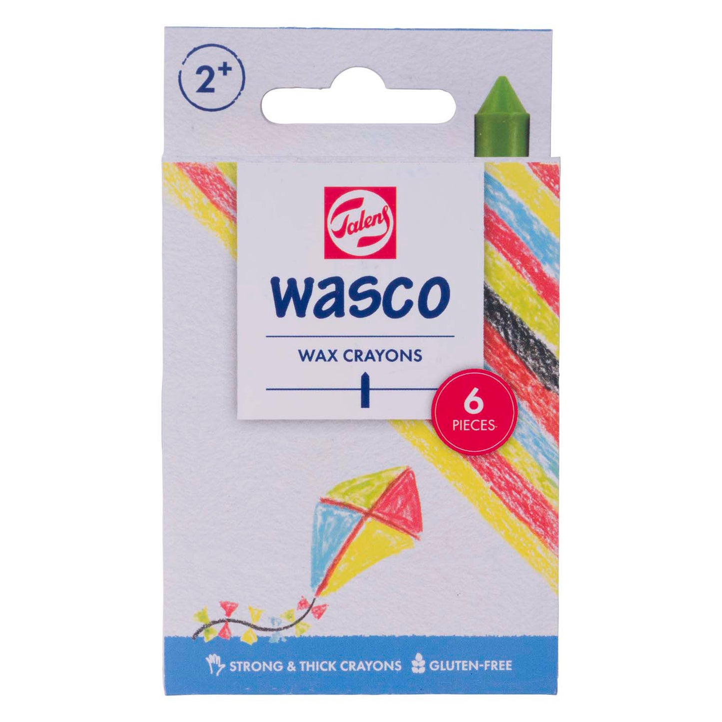 Coffret de crayons de cire Talens Wasco - 6 couleurs