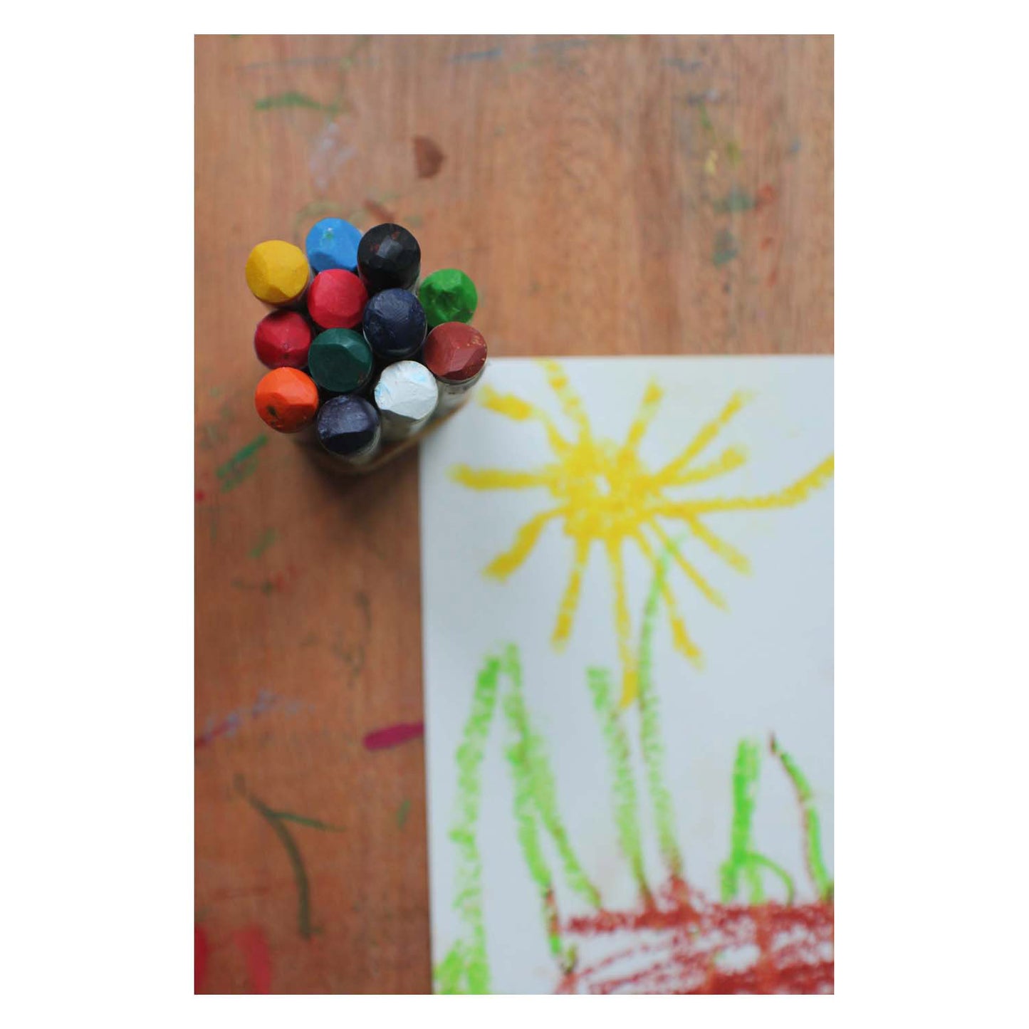 Coffret de crayons de cire Talens Wasco - 6 couleurs