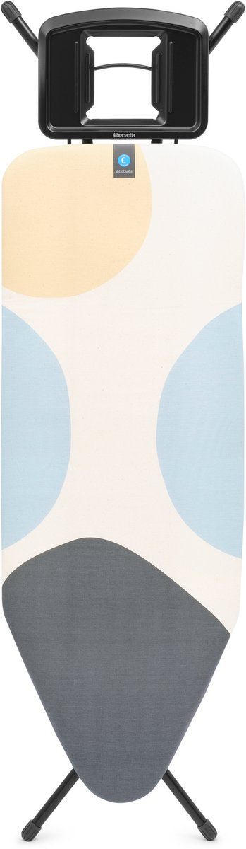 Brabantia planche à repasser c - pour fer - 124x45 cm - bulles à ressort
