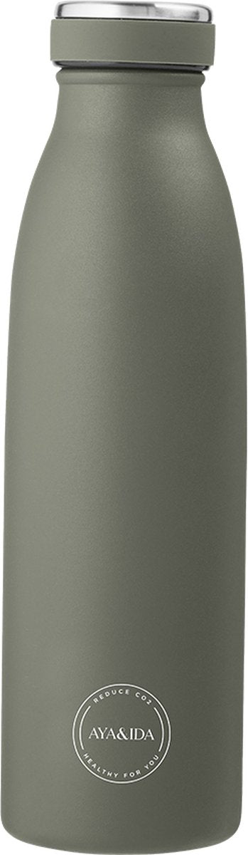 Aya ida - gourde - thermos - bouteille d'eau - 500ml - vert tropical