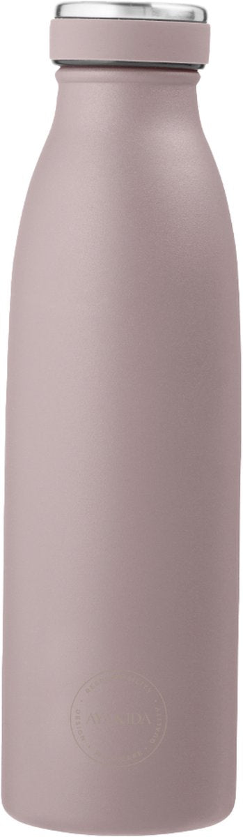 Aya ida - gourde - thermos - bouteille d'eau - 500ml - rose poussiéreuse